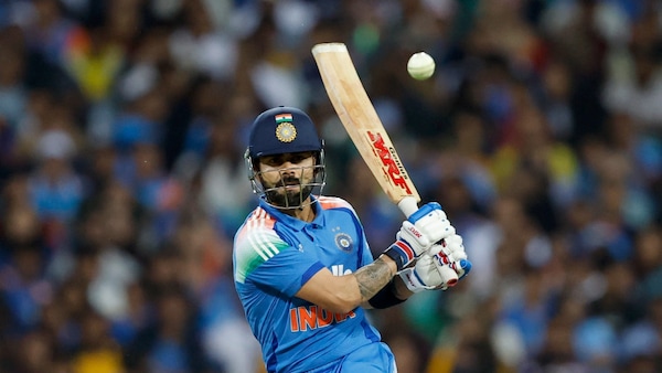 Virat Kohli is now the second highest run scorer in ODI cricket history. Image | BCCI on X