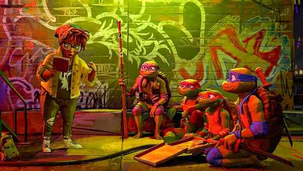 Still from Teenage Mutant Ninja Turtles: Mutant Mayhem