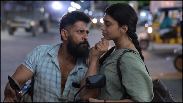 Still from Veera Dheera Sooran: Part 2.