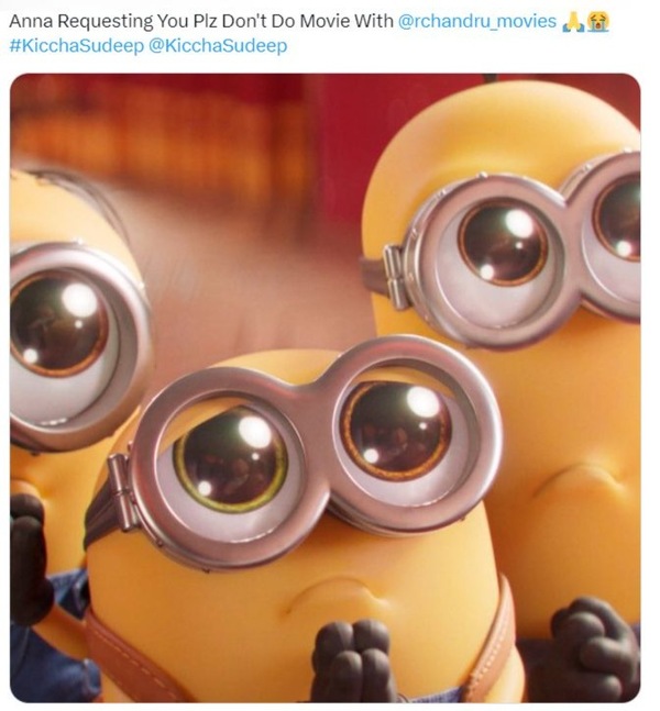 Fans request Sudeep not to work with Chandru