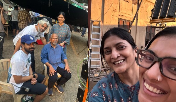 Sudha Kongara visits sets of Kamal Haasan and Mani Ratnam’s film Thug Life; See photos