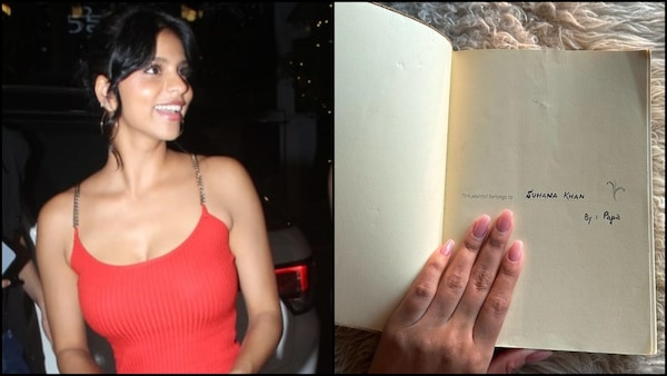 Suhana Khan drops a photo of the journal Shah Rukh Khan gave her; the superstar's comment will warm the cockles of your heart