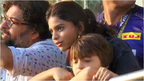 VIRAL: Suhana Khan lovingly talks to AbRam during MI vs KKR IPL 2023 match; Watch