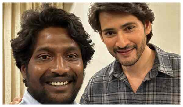 Suhas with Mahesh Babu