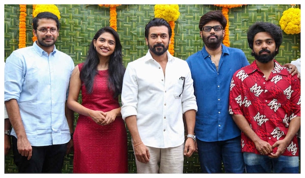 Suirya and Mamitha Baiju film launch