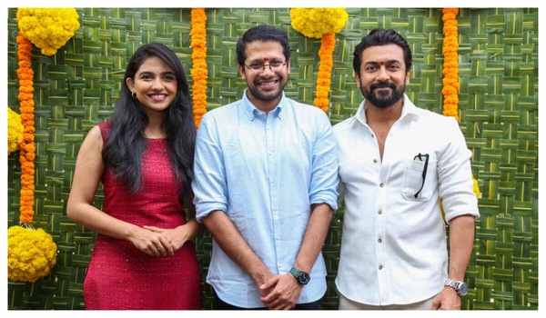 Suirya and Mamitha Baiju film launch