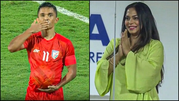 Intercontinental Cup 2023: Video of India football captain Sunil Chhetri announcing wife's pregnancy in style goes VIRAL