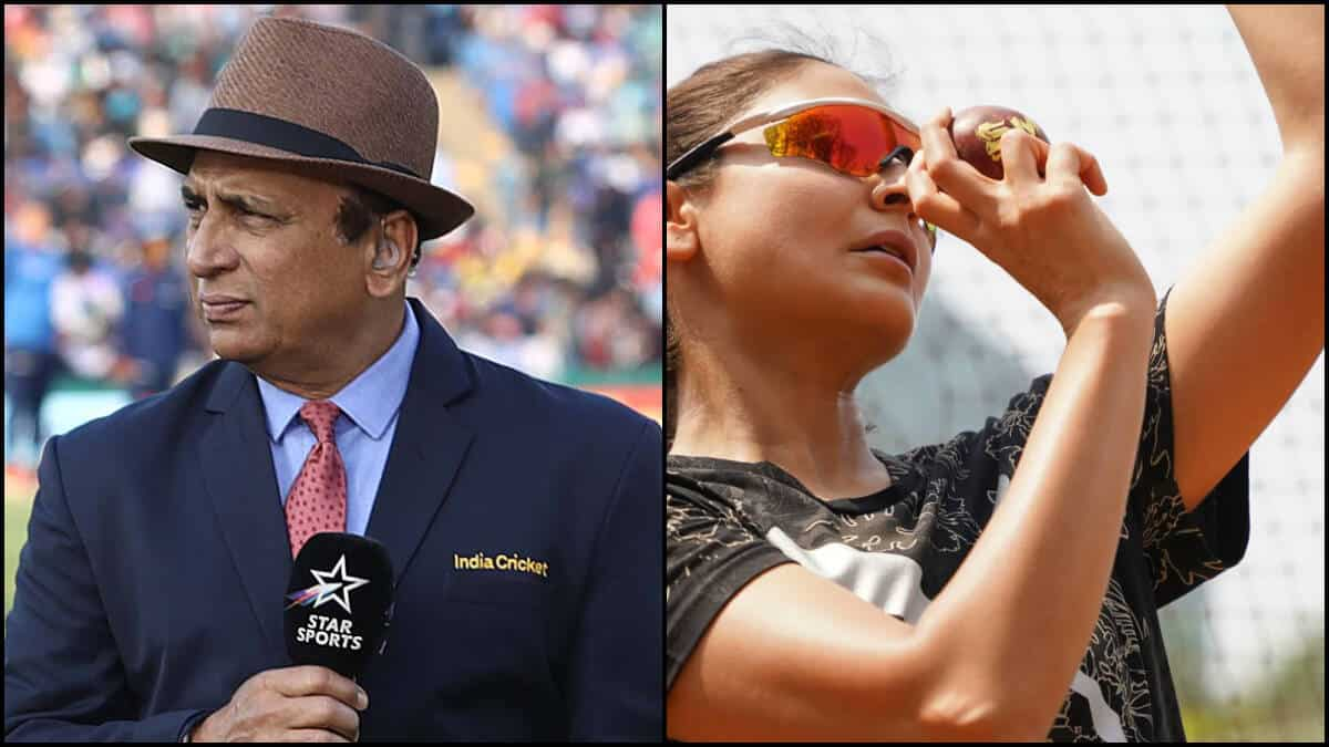 Sunil Gavaskar and Anushka Sharma