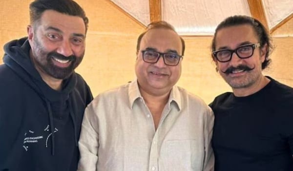 Sunny Deol, Rajkumar Santoshi, and Aamir Khan