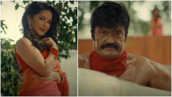 Teaser of Pan Indian Sundari out; Sunny Leone-Bheeman Raghu recreate Malayalam action hero Jayan’s iconic scene from Sharapanjaram