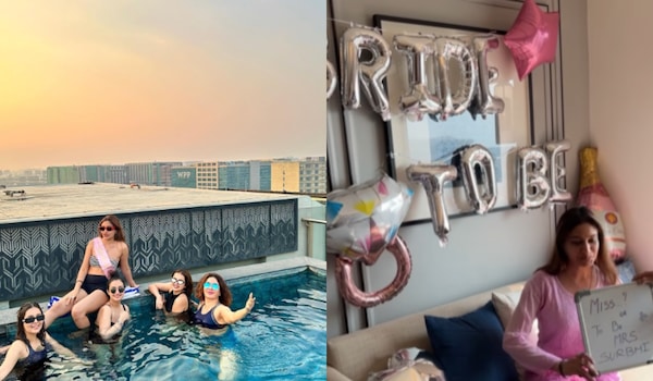 Inside Surbhi Chandna’s fun-filled bachelorette party with co-stars Mansi Srivastava, Shrenu Parikh | Check out pics