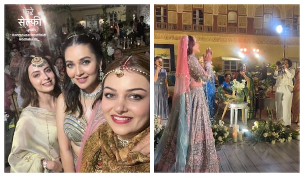 Surbhi Chandna's bridal squad (credit: Mansi Srivastava)