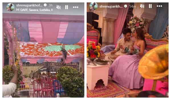 Surbhi Chandna and Karan Sharma's Haldi ceremony at Chomu palace