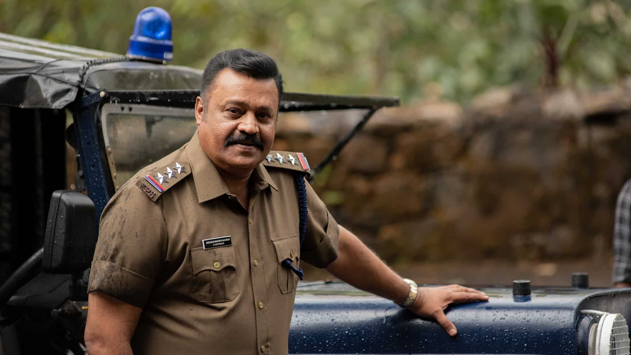 Suresh Gopi is back as a cop