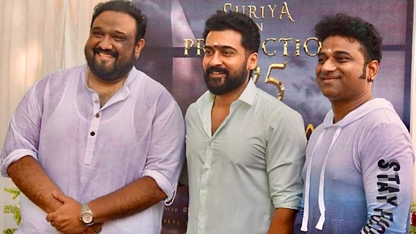 Suriya officially announces commencement of Suriya 42; posts picture with Siva and Devi Sri Prasad