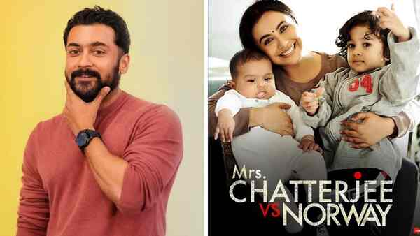 Suriya is all praise for Rani Mukerji's Mrs Chatterjee Vs Norway, says it left him and Jyotika speechless