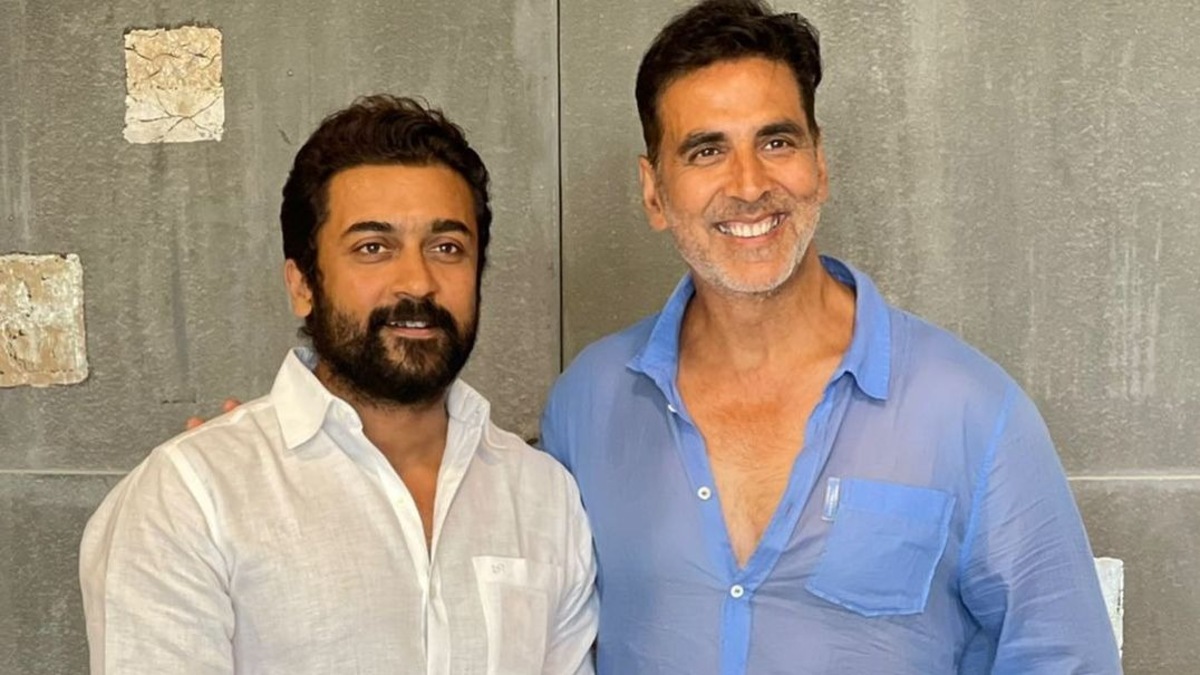 Suriya turns producer for Akshay Kumar-led Hindi remake of Soorarai Pottru, attends pooja ceremony