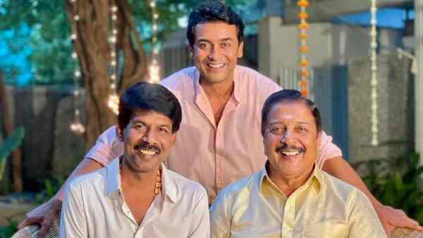 Suriya with Bala and Sivakumar