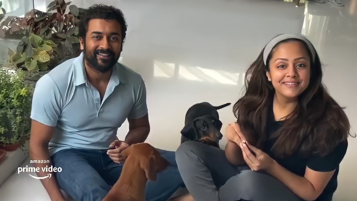 Suriya, Jyotika come up with an adorable video to wish Arnav Vijay for his debut film Oh My Dog