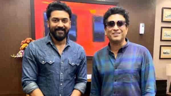 Suriya meets Sachin Tendulkar, see photo: 'Respect and love'