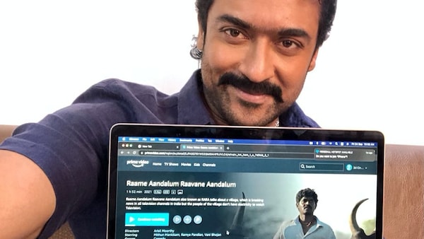 Raame Aandalum Raavane Aandalum: Suriya urges fans to watch the rural drama on Amazon Prime Video