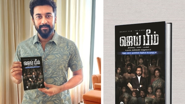 Suriya's critically acclaimed film Jai Bhim is now a book! The Vaadi Vaasal actor releases its cover