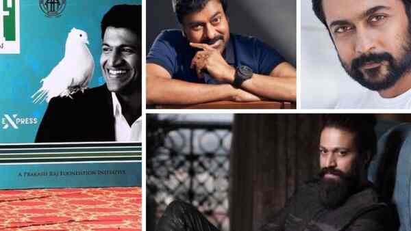 Prakash Raj, Yash, Chiranjeevi, Suriya join forces to celebrate 'the spirit of Puneeth Rajkumar'