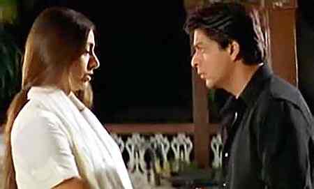 Tabu and Shah Rukh Khan