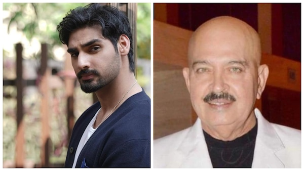 Ahan Shetty and Rakesh Roshan