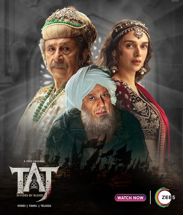 Taj: Divided By Blood poster. (Image source: Insatgram/ Aditi Rao Hydari)