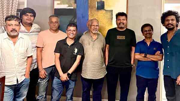 Kollywood directors' get-together: Shankar, Mani Ratnam and Lokesh Kanagaraj among others pose for a photo