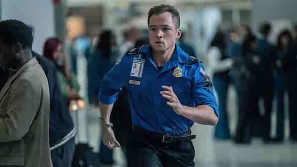 Taron Egerton in a still from Carry-On.