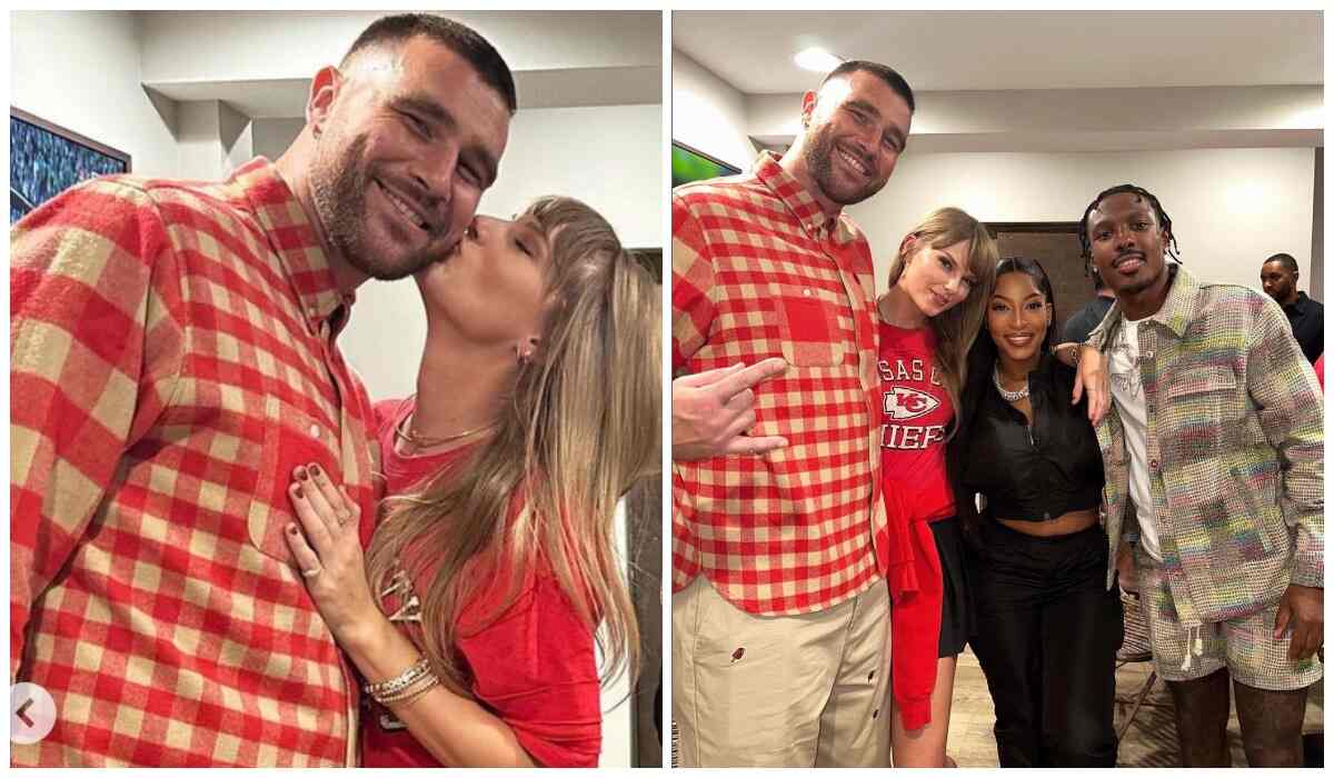 Taylor Swift and Travis Kelce's post-game sweet kiss wins internet, Netizens React