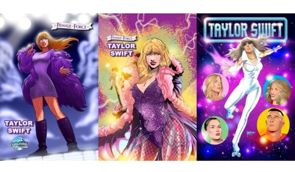 Female Force: Taylor Swift – Check out these vividly colourful posters from the singer’s biographical comic book