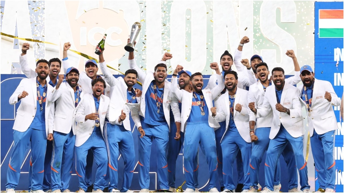 BCCI announces cash prize for Team India's successful Champions Trophy campaign