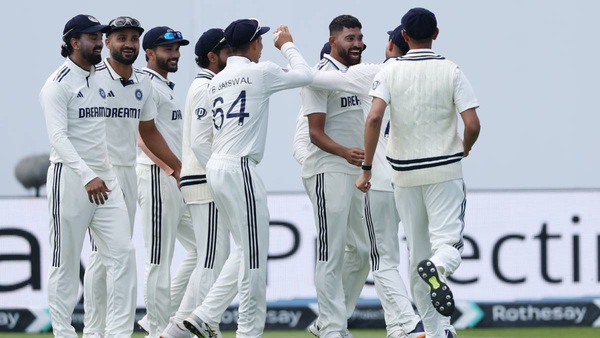 Team India tasted early success on Day 3. Photo via BCCI