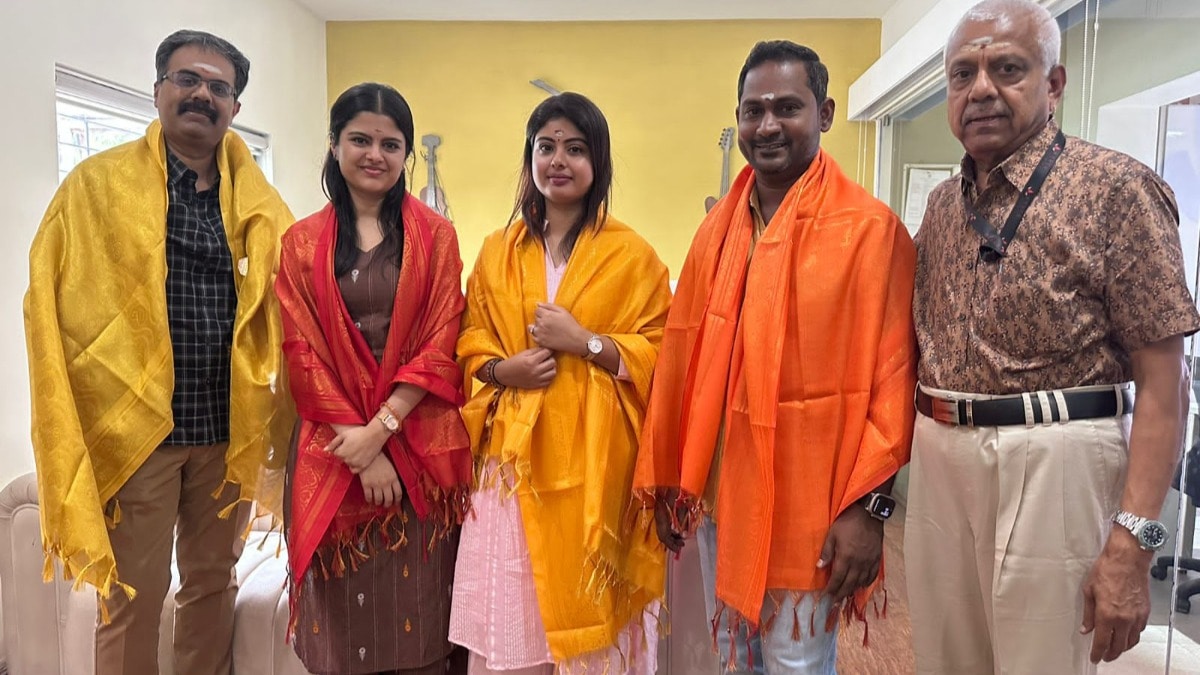 Lubber Pandhu: Vadhandhi fame Sanjana begins dubbing for Harish Kalyan's sports drama