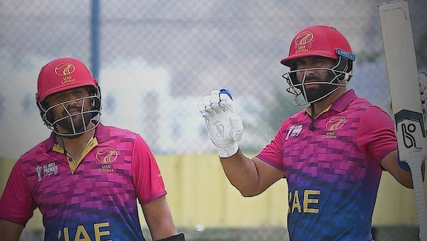 Team UAE at the ACC Men's T20 Premier Cup Oman 2024.