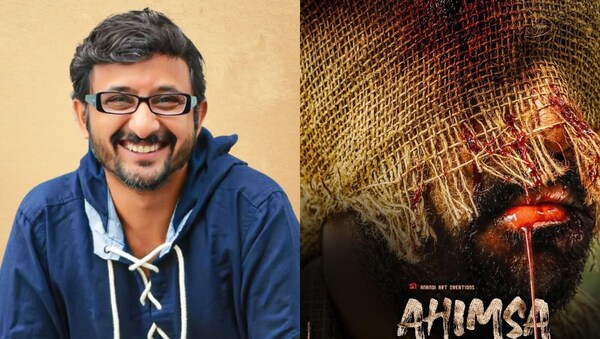 Director Teja’s next starring Abhiram Daggubati titled Ahimsa, here's the film's pre-look