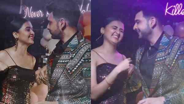 Karan Kundrra, Tejasswi Prakash’s gestures at Zareen Khan’s birthday bash win fans over – watch videos