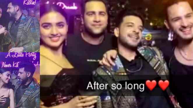 Tejasswi Prakash, Karan Kundrra enjoy Zareen Khan’s birthday bash with Rajiv, Umar; their gestures leave fans gushing – watch