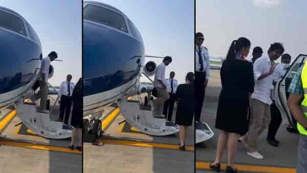 Ahead of Leo release, Thalapathy Vijay's private jet video goes viral, netizens say 'CEO in the house'