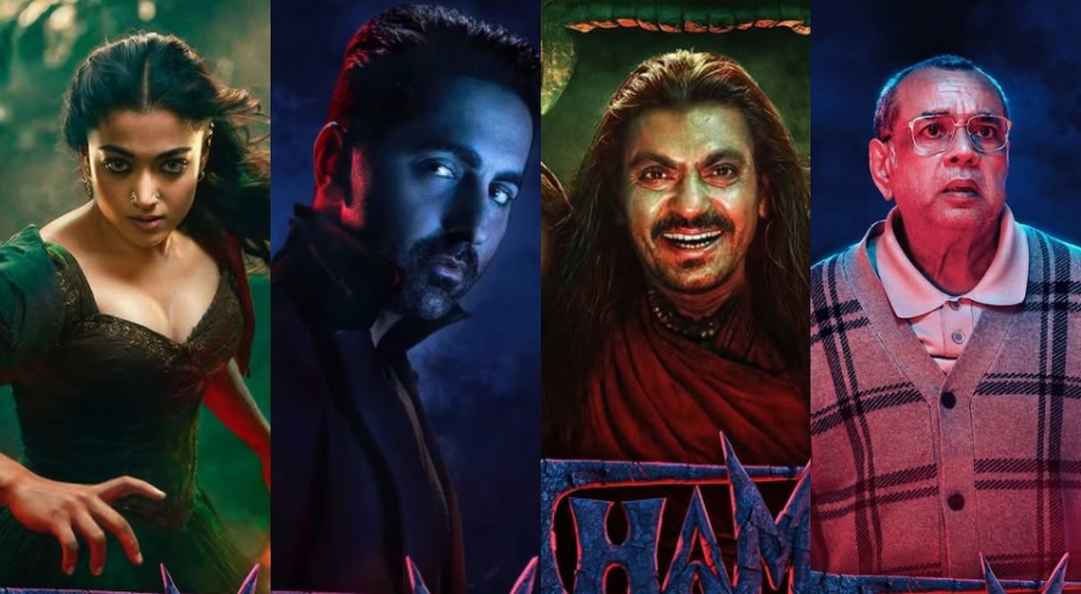 Thama first look reactions: Fans cheer for intense posters of Ayushmann Khurrana, Rashmika Mandanna and Nawazuddin Siddiqui