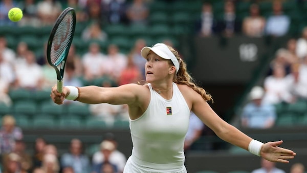 The Angled Approach: The Mirra Andreeva Edition. Image via Facebook/@wimbledon