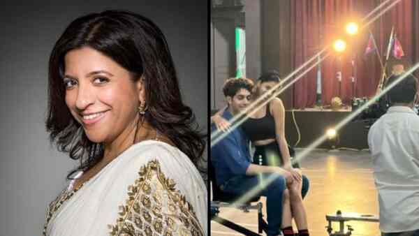 The Archies: Agastya Nanda and Suhana Khan are all giggles on set, Zoya Akhtar cherishes the moment