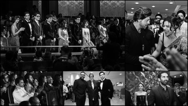 The Archies premiere - Shah Rukh Khan, Kajol, Amitabh Bachchan, Abhishek Bachchan, Ranbir Kapoor, Ranveer Singh steal the show candidly