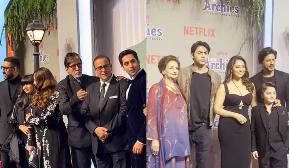 The Archies: Amitabh Bachchan And Shah Rukh Khan Make Grand Entry At ...