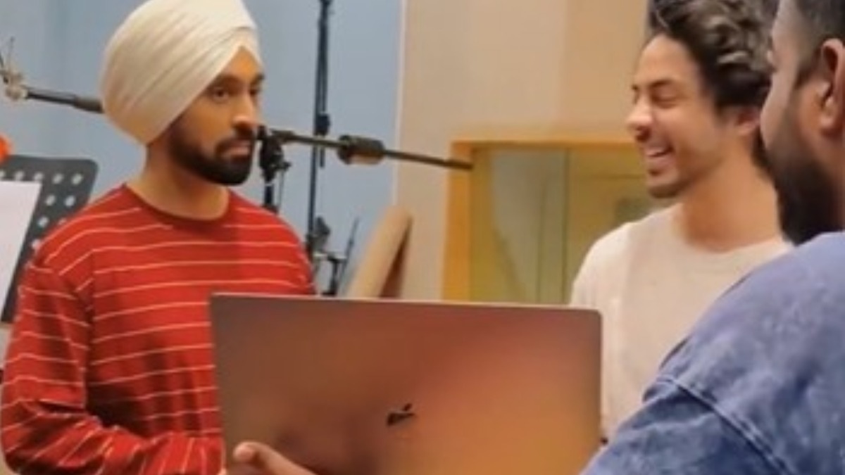 The Ba***ds of Bollywood song Tenu Ki Pata making video: Aryan Khan plays the guitar as Diljit Dosanjh croons | Watch