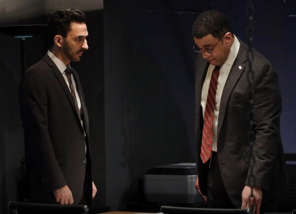 Amir Arison and Henry Lennix in a still from The Blacklist