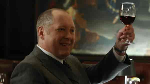 James Spader as Raymond Reddington on the show